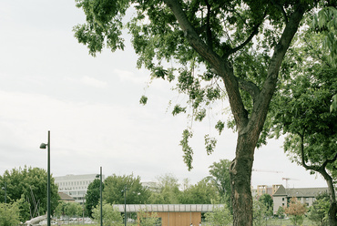 Vizafogó park pavilon épület – tervező:  Archikon – fotó: Danyi Balázs