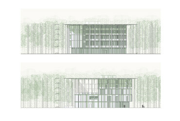 Debreceni Egyetem ´UniGreen Hotel´ Innovációs Oktatószálloda, homlokzatok / 4N Építésziroda	