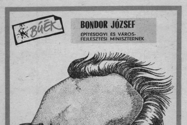 Bodor József karikatúrája. Forrás: Ludas Matyi 1976.