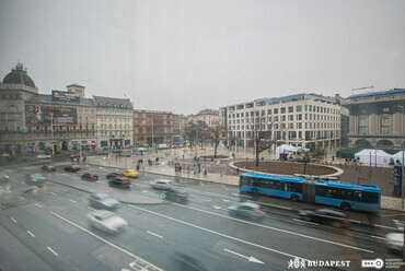 A felújított fővárosi Blaha Lujza tér. Forrás: Budapest Városháza / BKK