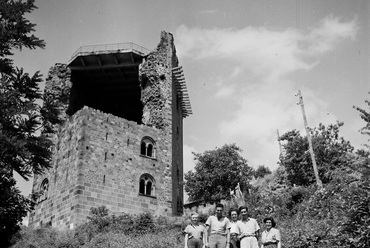 A lebegő konzol a kiégés után, 1950-ben, Forrás: Fortepan, Adományozó: Bauer Sándor