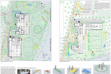 A BIVAK pályaműve a ”Lucian Blaga Highschool-Kolozsvár” tervpályázatára