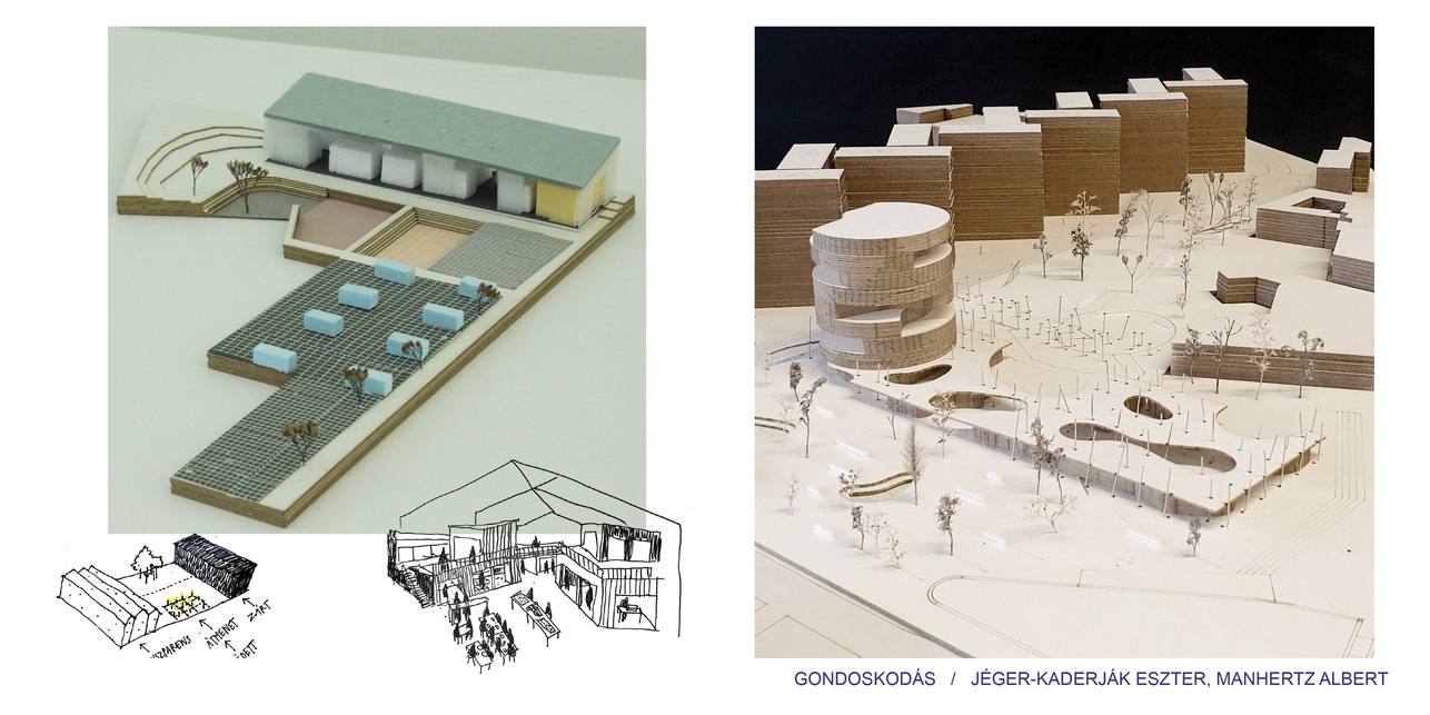 Gondoskodás (Jéger-Kaderják Eszter, Manhertz Albert)   /   2021   –   City   Palace   /   építészeti reprezentáció a commoning mentén, tervezési helyszín: Budapest, Kőbánya