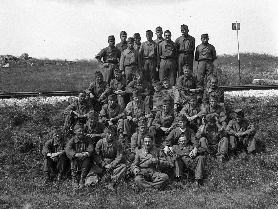 Hajmáskér, 1940. Fotó: Fortepan,  Lissák Tivadar