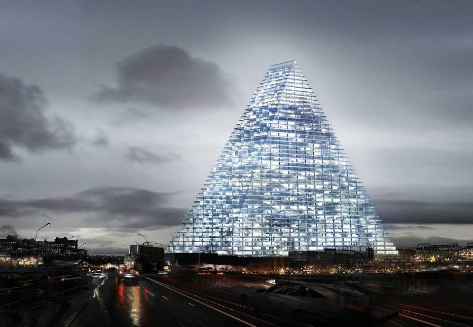 Herzog & de Meuron: Tour Triangle. Forrás: H&dM