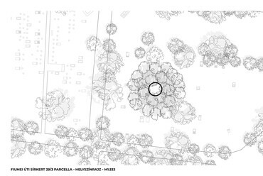 Fiumei úti sírkert 29/3-as parcella, a központi emlékhely helyszínrajza.	Kis Luca, Novák Sándor, Weiszkopf András DLA