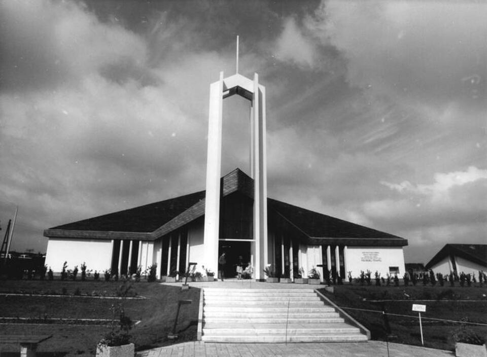 A freibergi templom 1985-ben. Forrás: Wikimedia Commons/Bundesarchiv, Bild 183-1985-0617-304 / CC-BY-SA 3.0
