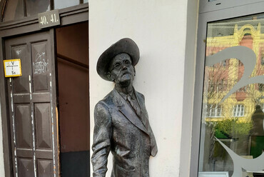 James Joyce emlékszobor. A szerző felvétele.
