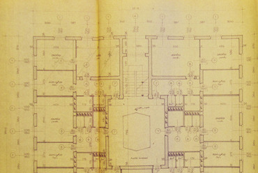 Budapest Főváros Levéltára – XV.17.d.329-29647 – általános emelet alaprajza, Kiss Zoltán, 1952. VII.
