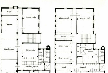 Böszörményi út 24. "Postamester Székház". 1943. Forrás: Tér és Forma
