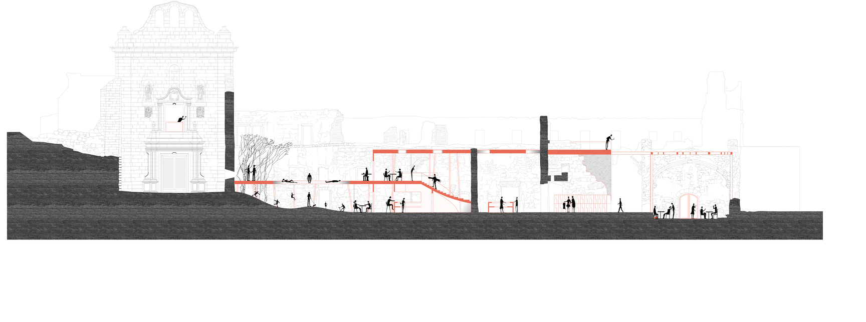 Adaptive reuse x Placemaking pályázat – Farkas Ádám, Mihály Oszkár és Nagy Gábor pályaműve
