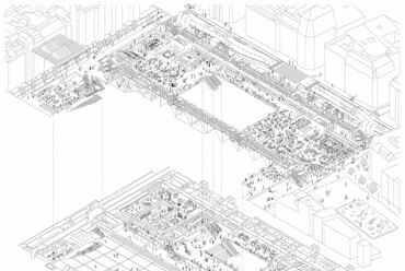 Moreau Kusunoki: A Pompidou Központ felújíátásának látványtervei. Forrás: moreaukusunoki.com
