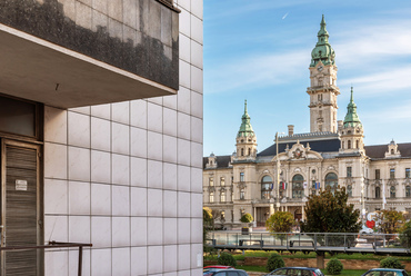 A győri Megyeháza tér és környéke ma. Fotó: Gulyás Attila
