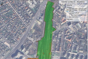 A Kelenföld kapcsán 99 évre magánhasznosításra kiadni tervezett telkek - részlet a hivatalos pályázati dokumentációból. Forrás: Vitézy Dávid Facebook oldala
