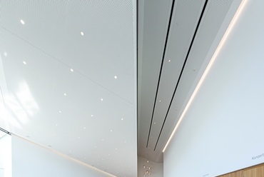 Tauber Philharmonie (Weikersheim, Németország). Építészet: HENN Stúdió (München, Németország). Felhasznált termék: Knauf Ceiling Solutions / DESIGNBOARD Wood. Fotó: Stefan Ernst. Forrás: Knauf Ceiling Solutions
