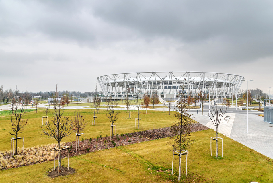 A budapesti atlétikai stadion közparkjának első napjai