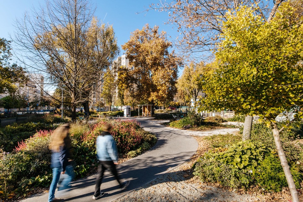 A Dráva park megújítása. Tájépítészet: Urban Concept. Fotó: Hirling Bálint
