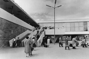 Déli pályaudvar, 1962. Forrás: Fortepan / Racsmány Dömötör
