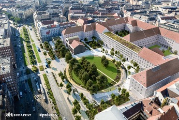 A Léptékterv koncepcióterve a Városháza park megújítására. Forrás: Karácsony Gergely/Facebook
