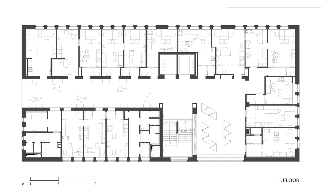 Szent Kristóf Szakrendelő Gyermekegészségügyi Centrum és Egynapos Sebészet. Tervező: Archikon
