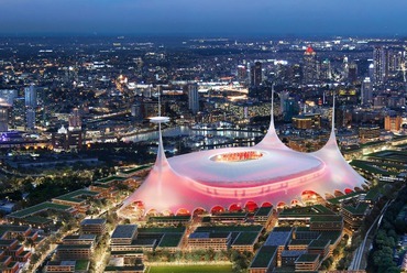 Foster + Partners: A Manchester United új stadionjának látványterve. Forrás: Manchester United/Facebook
