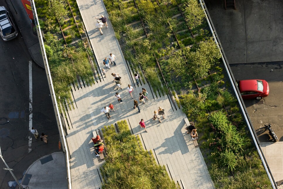 A manhattani High Line. Forrás: Diller Scofidio + Renfro
