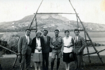 Zalahaláp, háttérben a vulkáni eredetű Haláp, 1929. Forrás: Fortepan 161683 / Korda Judit
